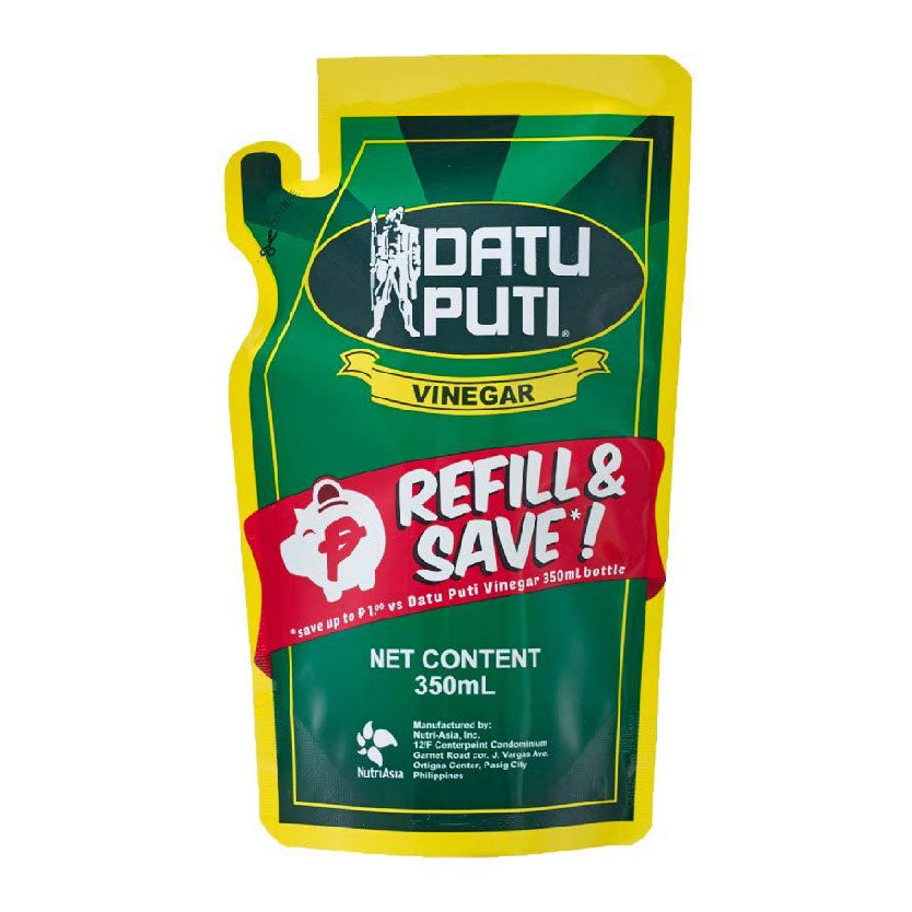 Datu Puti White Vinegar Pouch Refill 350ml