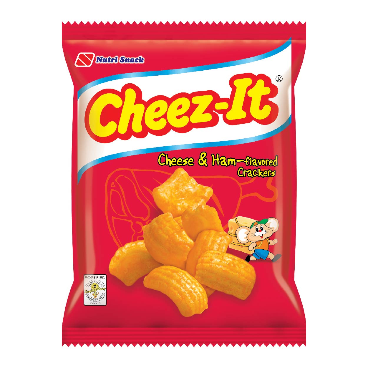 Cheez-It Cheese & Ham Flavored Crackers 25g