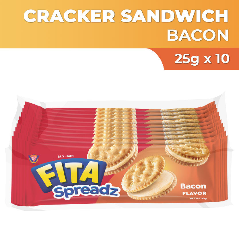 Fita Spreadz Cracker Sandwich Bacon 10x25g