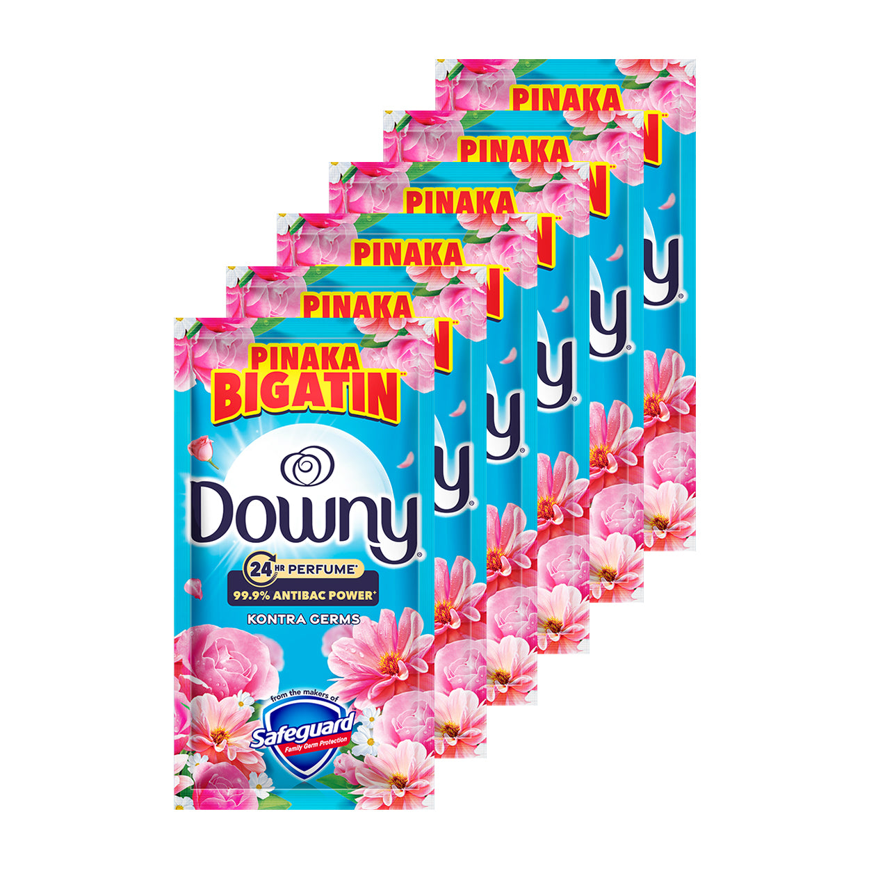 Downy Perfume Fabric Conditioner Antibac Kontra Germs 6x41ml