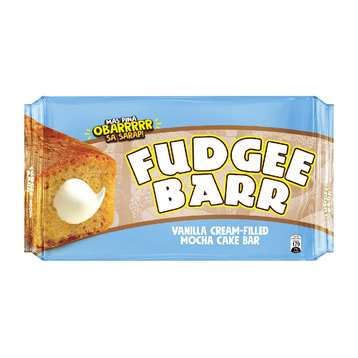Fudgee Barr Vanilla Cream-Filled Mocha Cake Bar 10x41g