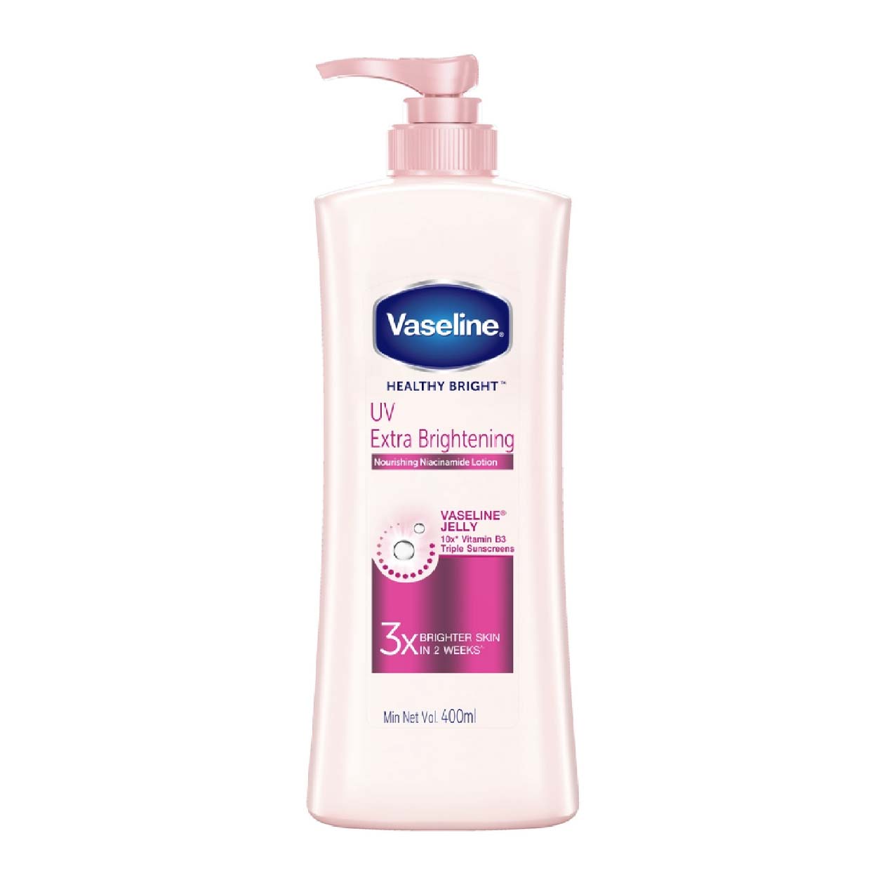 Vaseline Healthy Bright Lotion UV Extra Brighening 400ml
