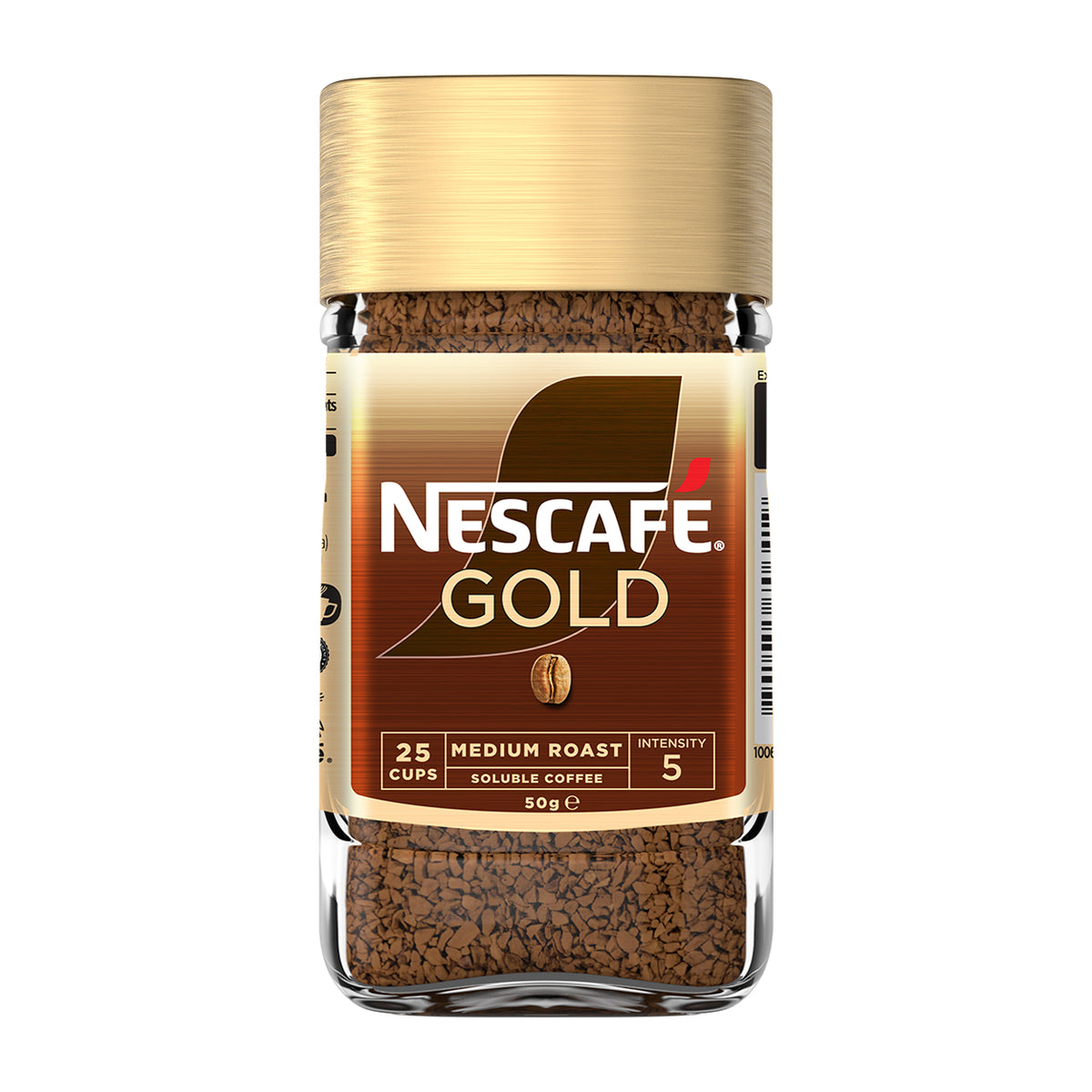 Nescafe Gold Medium Roast Soluble Coffee 50g