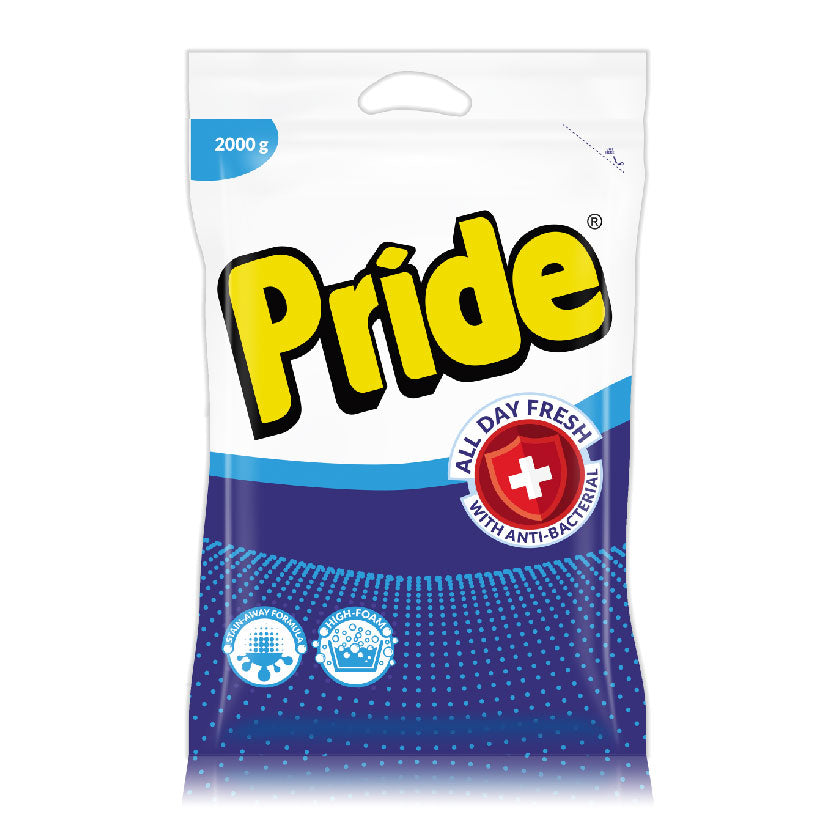 Pride Laundry Detergent All Day Fresh with Antibacterial 2kg