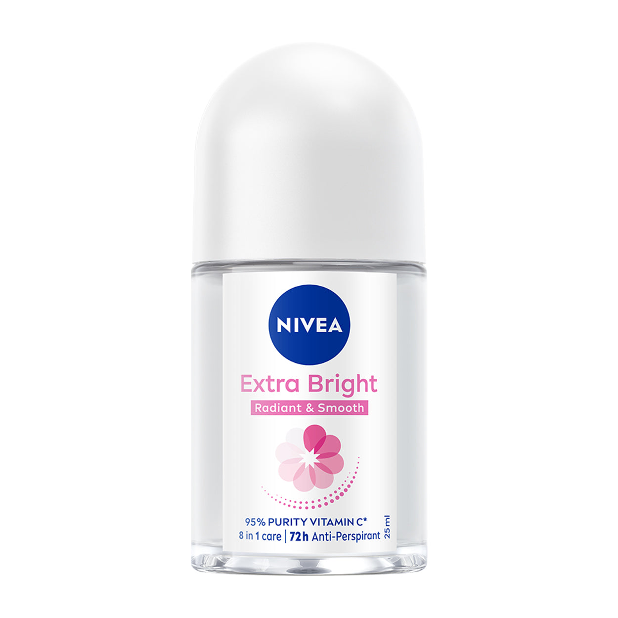 Nivea Women Deodorant Roll On Extra Bright Radiant & Smooth 25ml