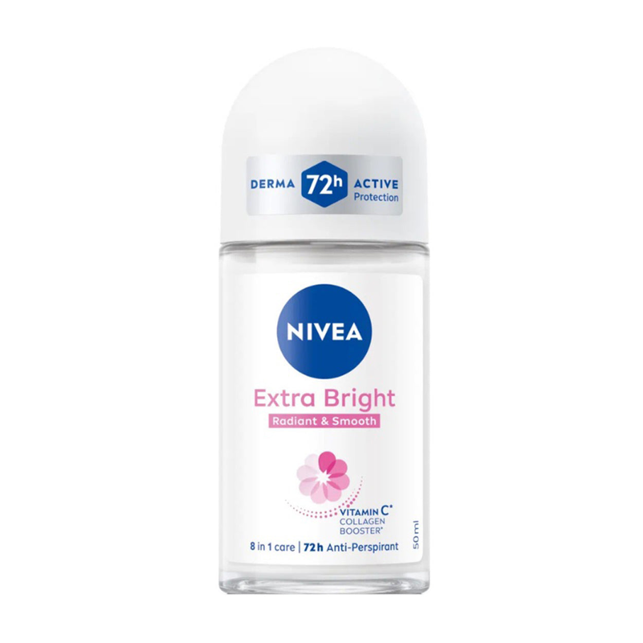 Nivea Women Deodorant Roll On Extra Bright Radiant & Smooth 50ml