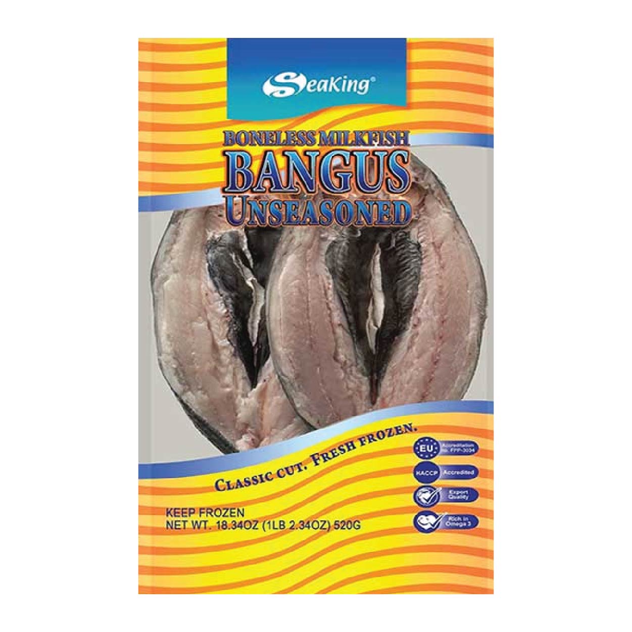 Seaking Boneless Milkfish Bangus Unseasoned 520g