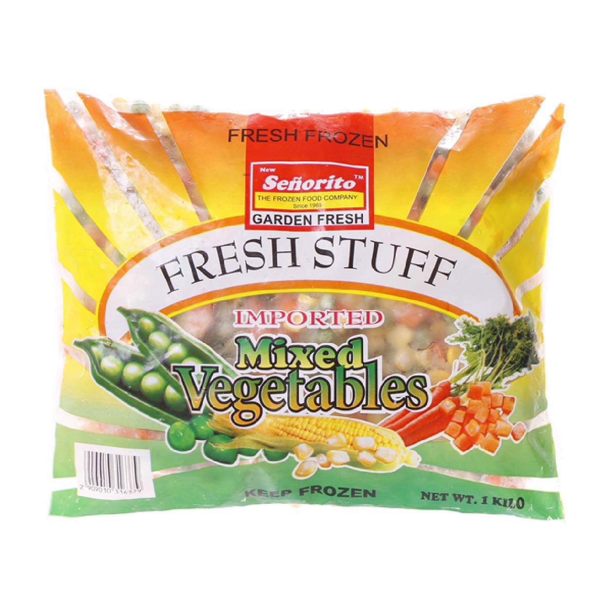 New Senorito Fresh Stuff Mixed Vegetables 1kg
