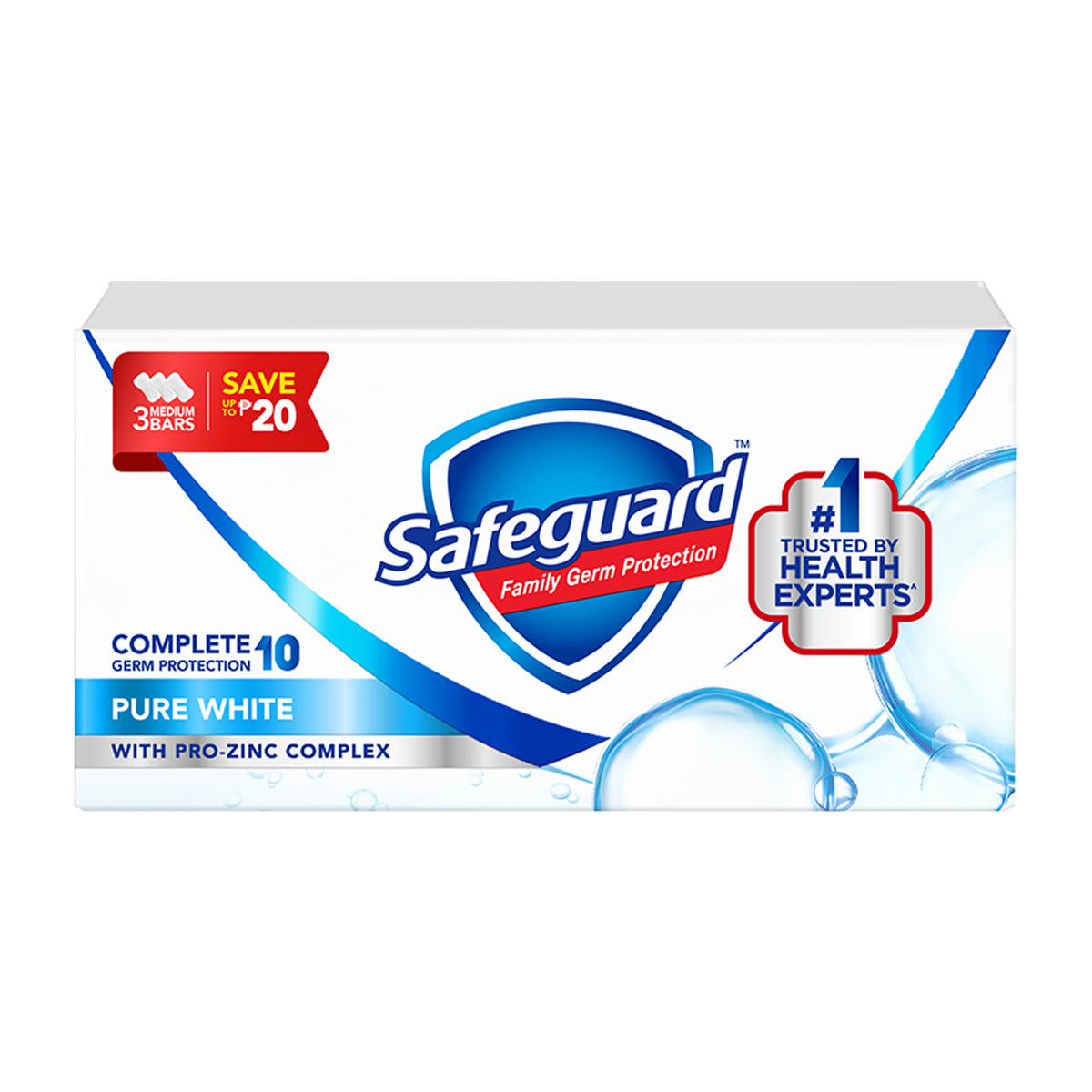Safeguard Soap Pure White 3x78g SAVE