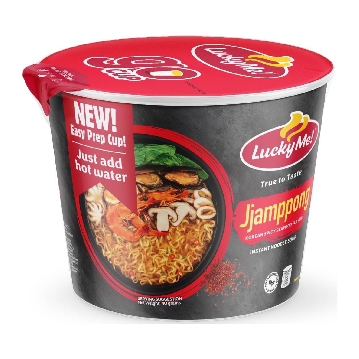 Lucky Me Instant Noodle Soup Jjamppong Korean Go Cup 40g