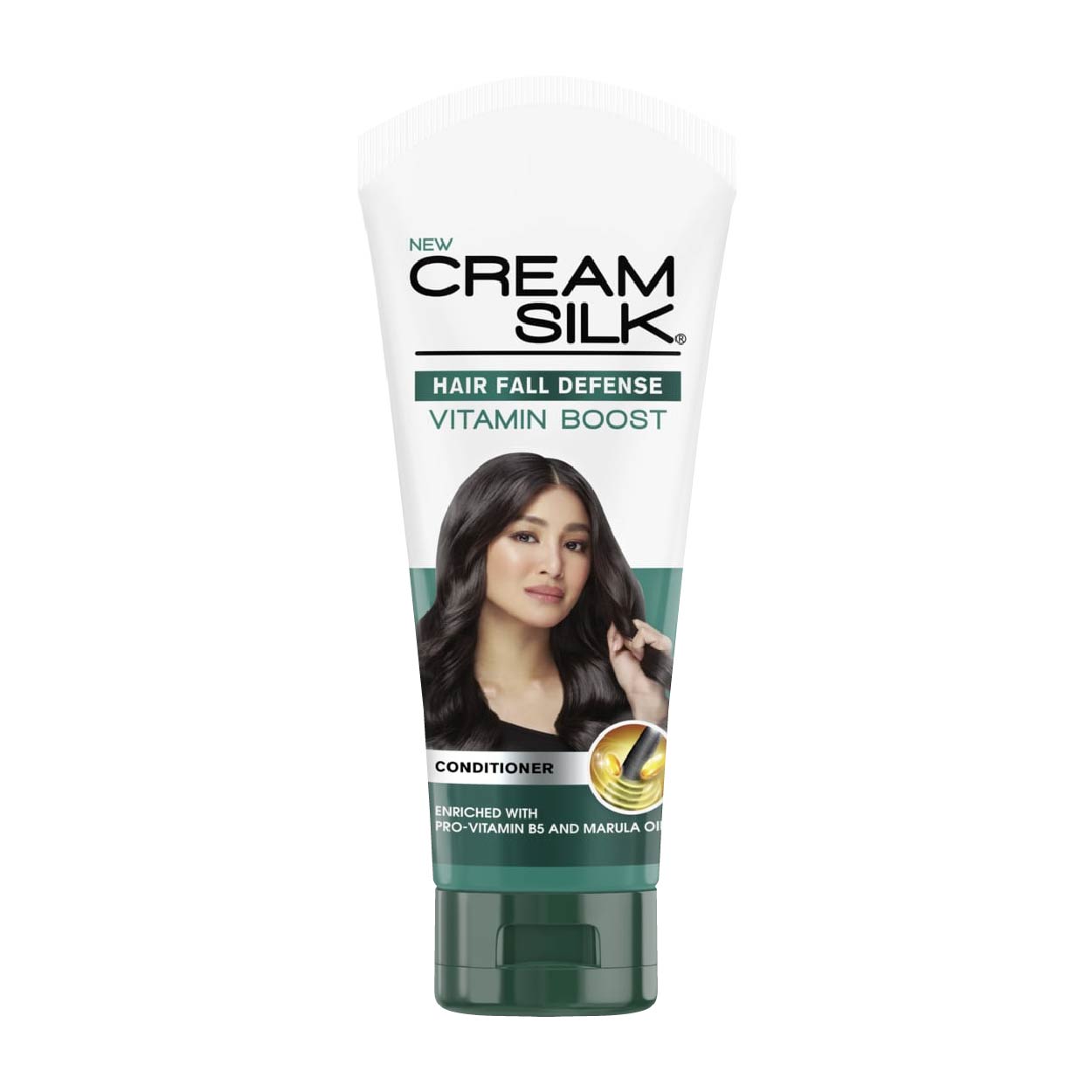Cream Silk Conditioner Hair Fall Defense Green 180ml