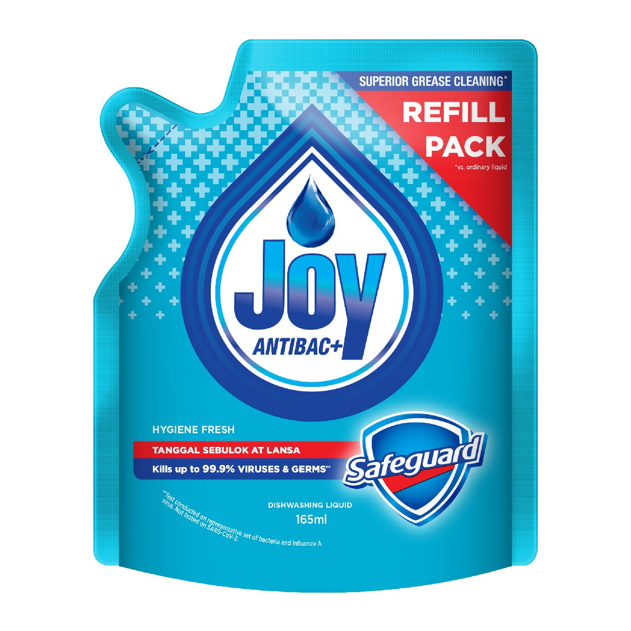 Joy Antibac+ Dishwashing Liquid Safeguard Hygiene Fresh Ref 165ml