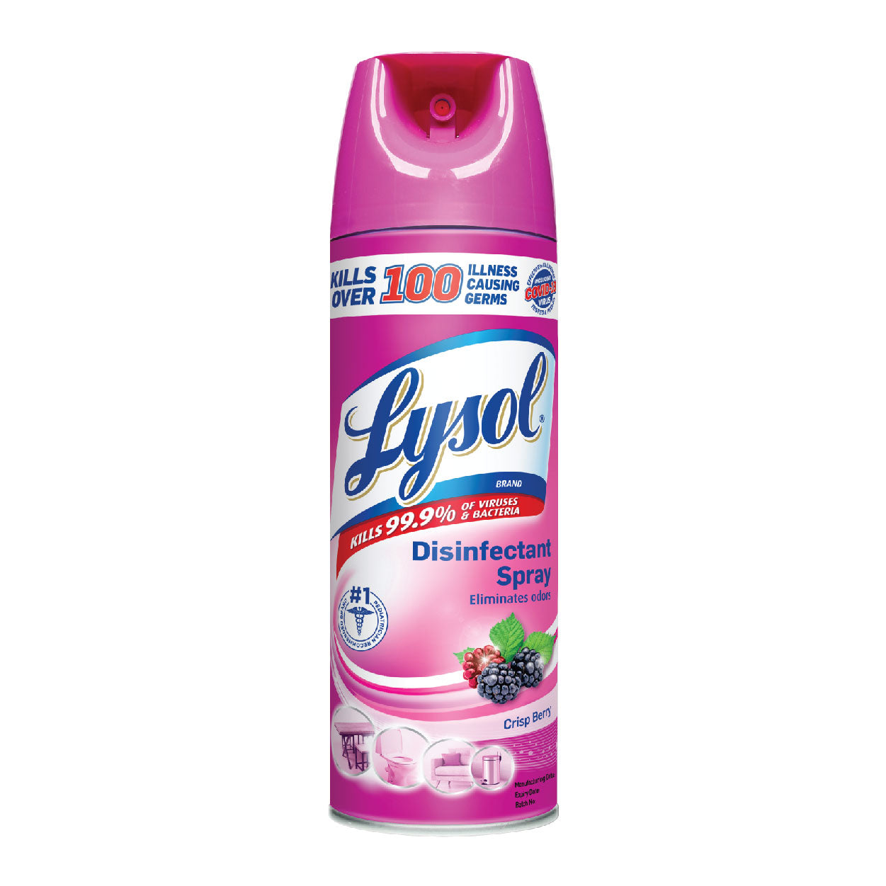 Lysol Disinfectant Spray Crisp Berry 170g