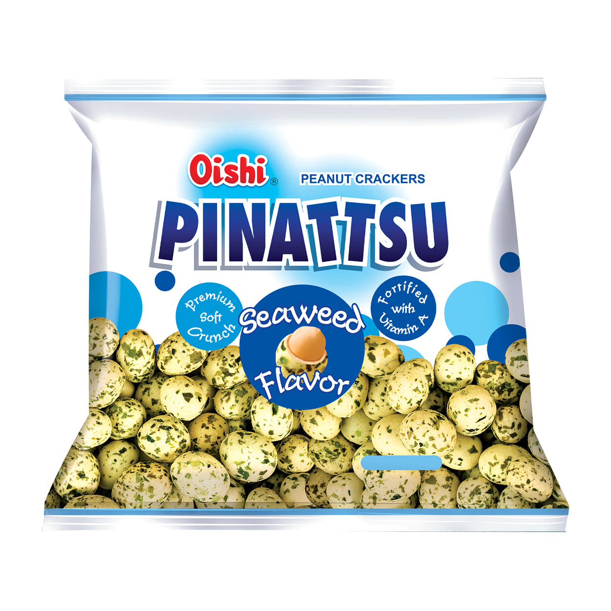 Oishi Pinattsu Peanut Crackers Seaweed Flavor 100g