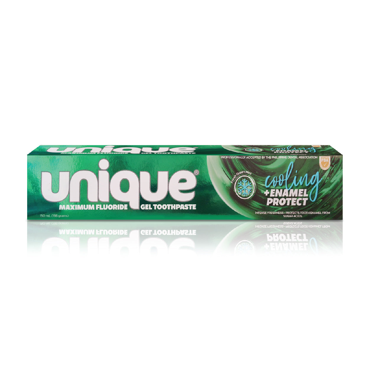 Unique Gel Toothpaste Fresh Green Mint 150ml