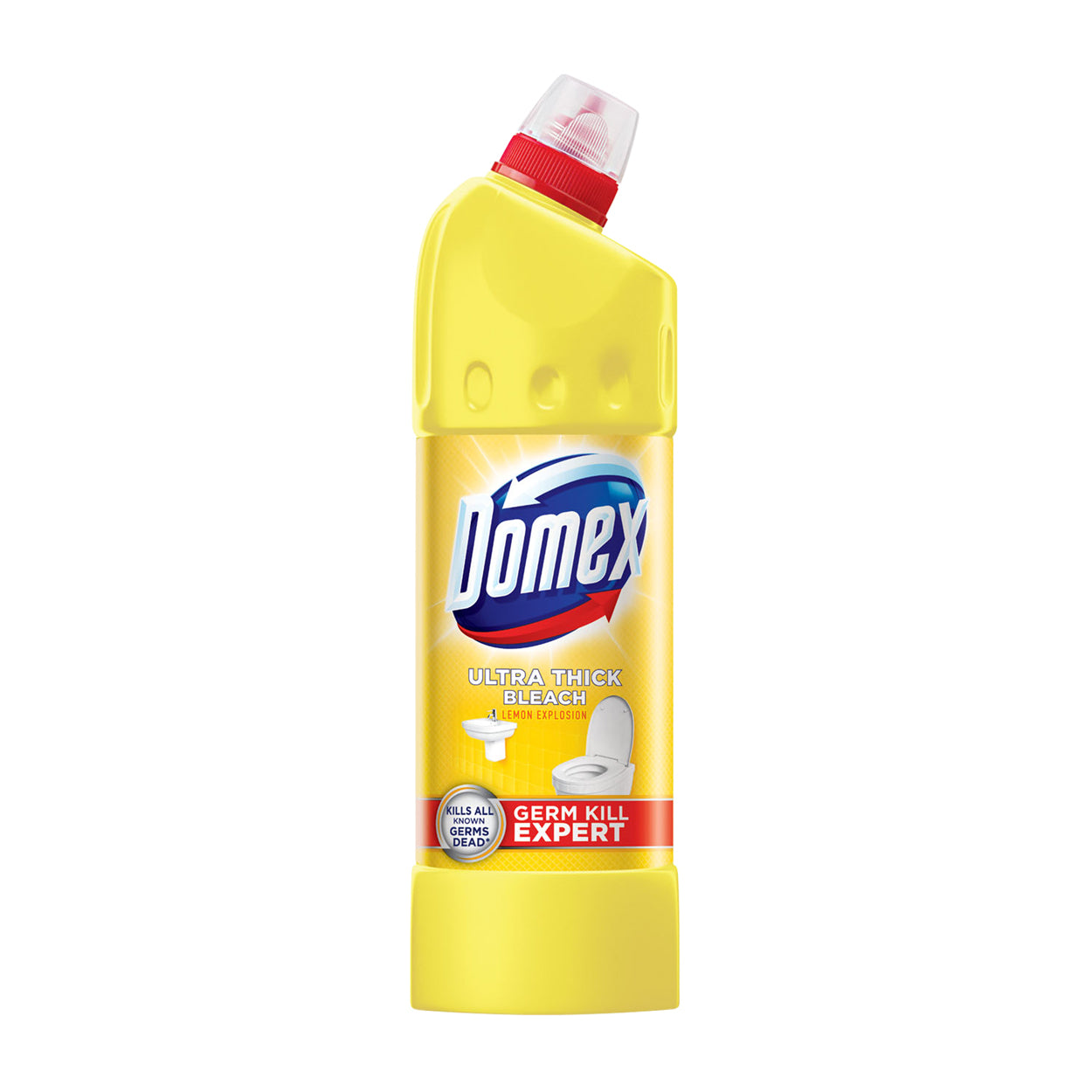 Domex Ultra Thick Bleach ToiletCleaner LemonExplosion 500mlBottle