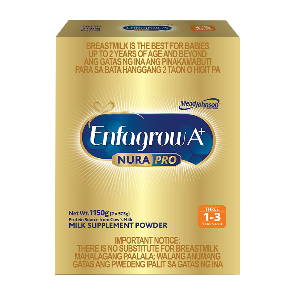 Enfagrow A+ NuraPro Three Milk Powder 1-3 years old 1.15kg