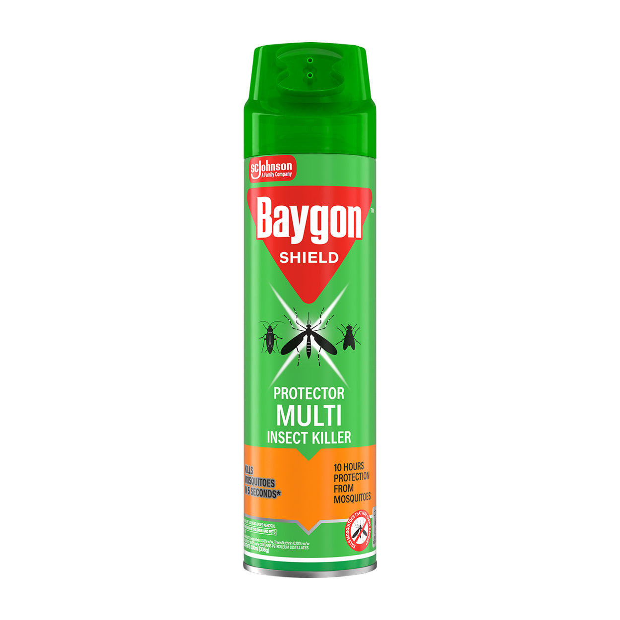 Baygon Shield Protector Multi Insect Killer Aerosol 500ml
