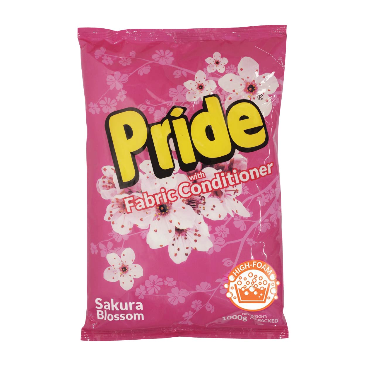 Pride Laundry Detergent with Fabric Conditioner Sakura Blossom1kg