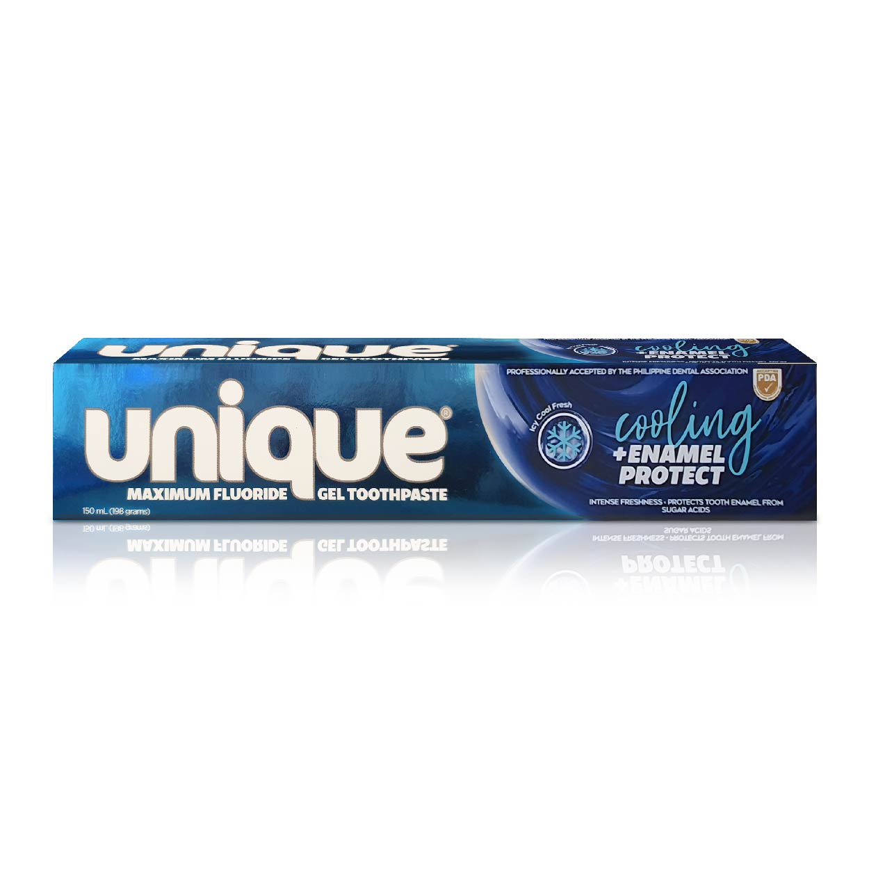 Unique Gel Toothpaste Icy Cool Fresh Blue 150ml