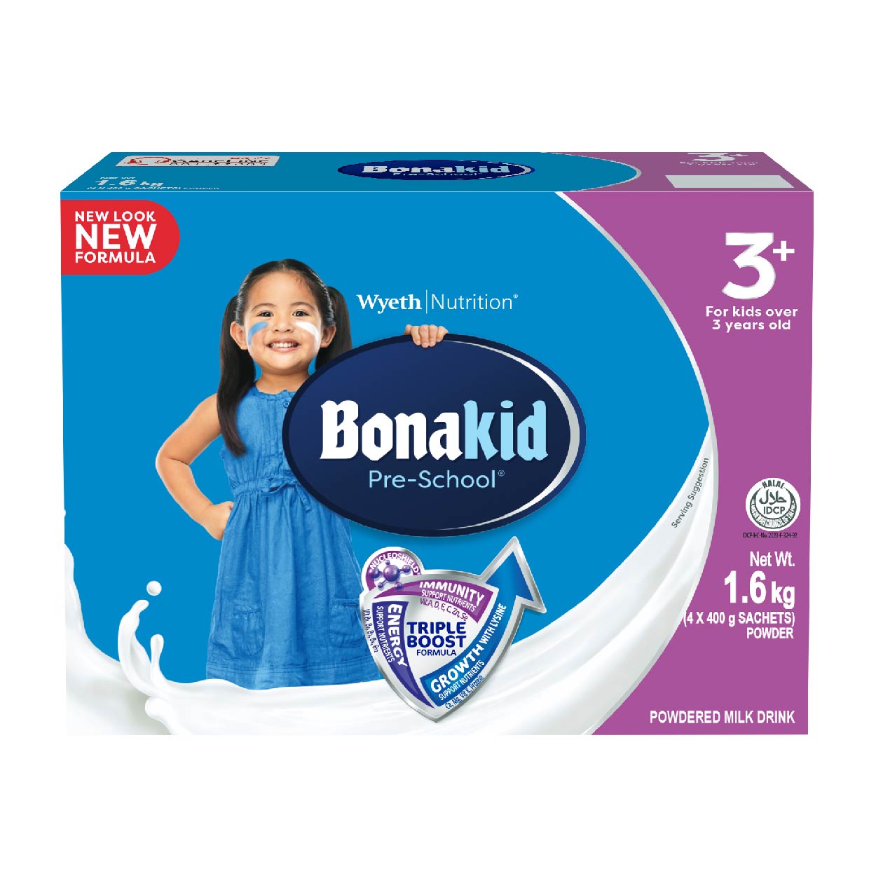 Bonakid Pre-School Powdered Milk Drink 3 years old + 1.6kg
