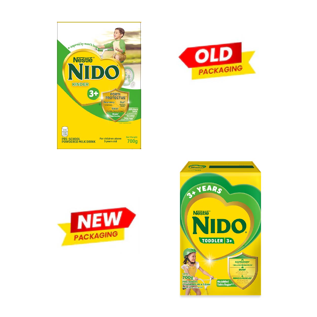 Nido Toddler 3+ Pre-School Powdered Milk Drink 3+ years old 700g