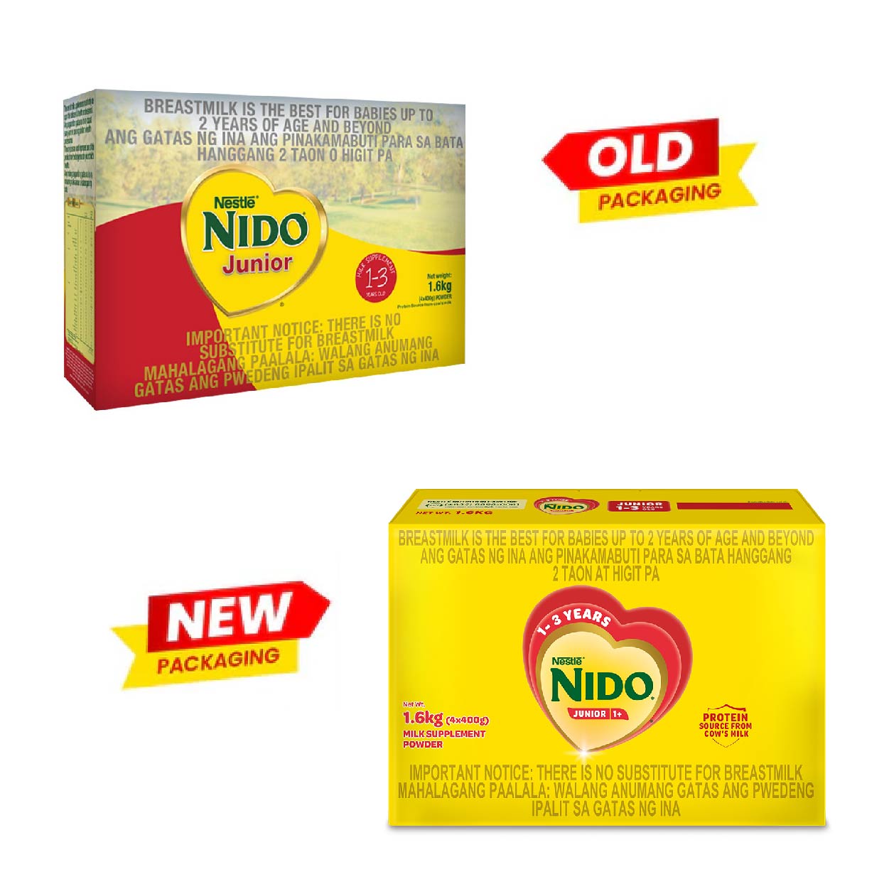 Nido Junior 1+ Milk Supplement Powder 1-3 years old 1.6kg