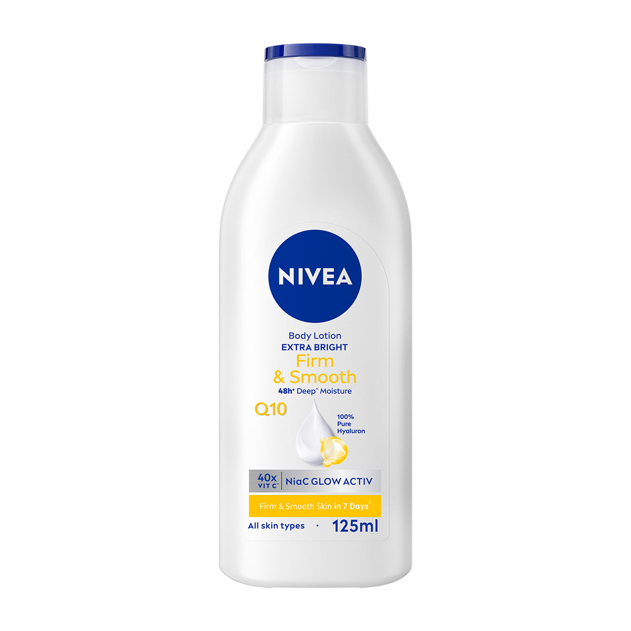 Nivea Body Lotion Extra Bright Firm & Smooth Q10 125ml