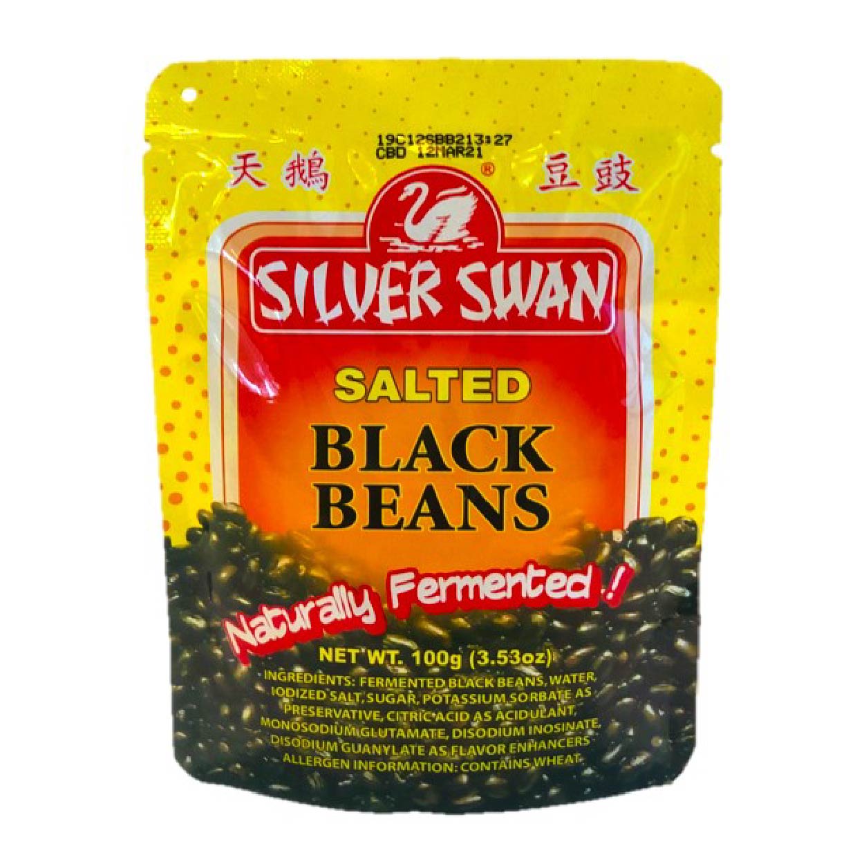 Silver Swan Salted Black Beans Naturally Fermented 100g