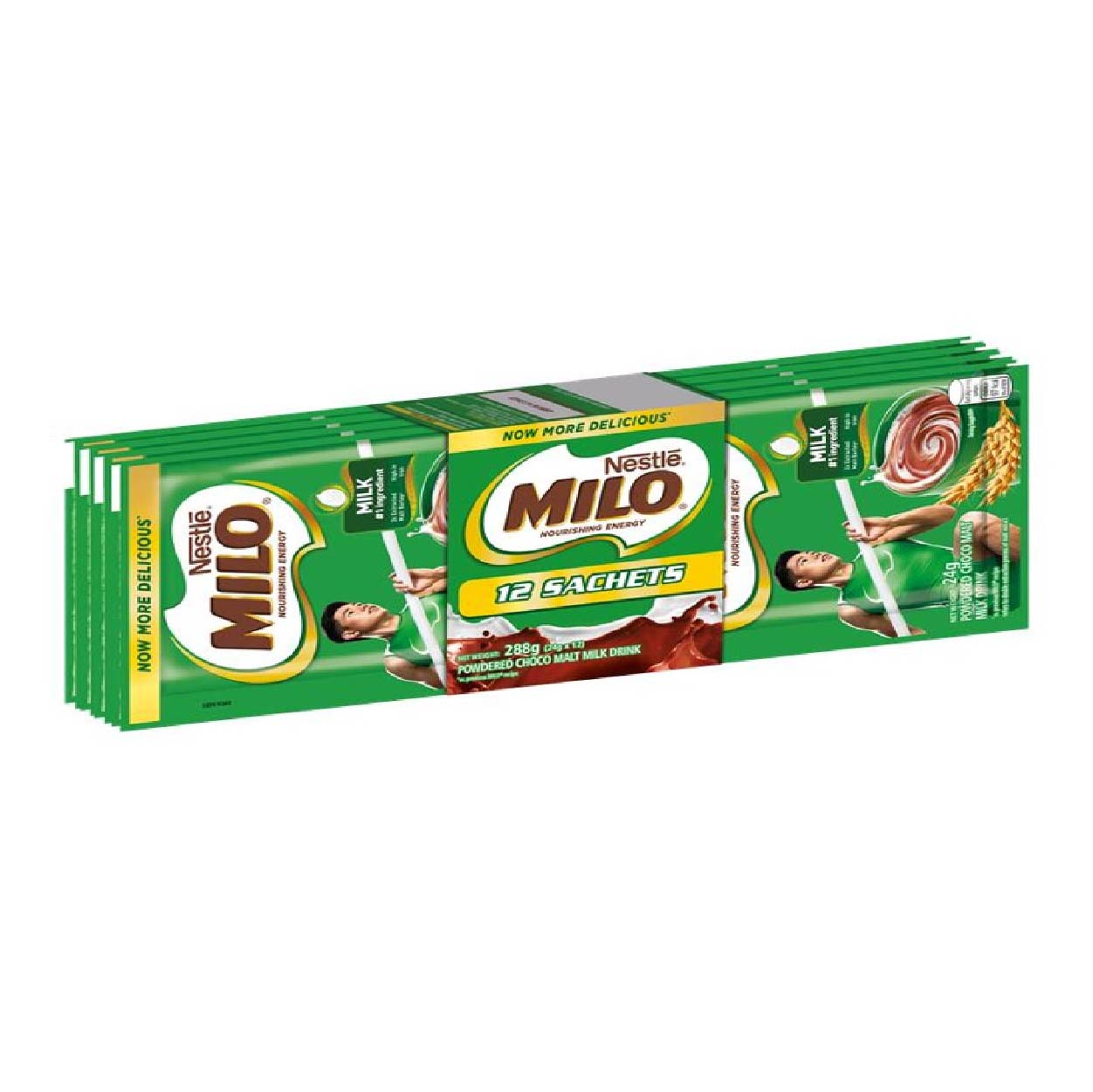 Milo Activ-Go Powdered Choco Malt Milk Drink 12x24g