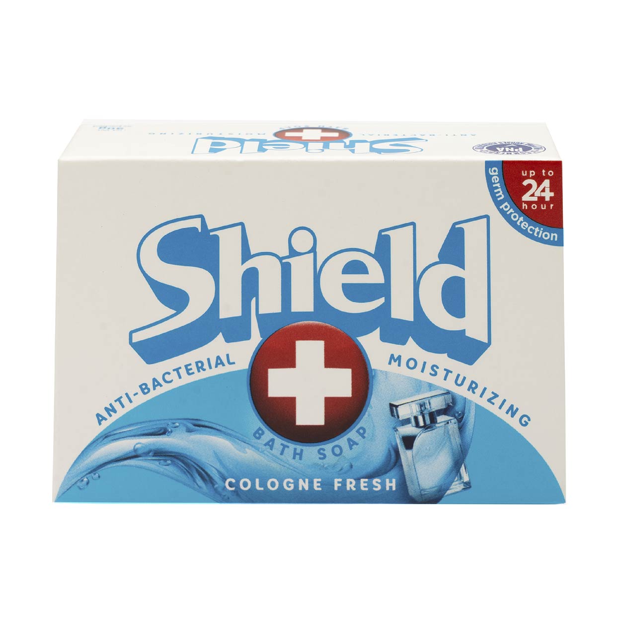Shield Anti-Bacterial Moisturizing Soap White Cologne Fresh 120g