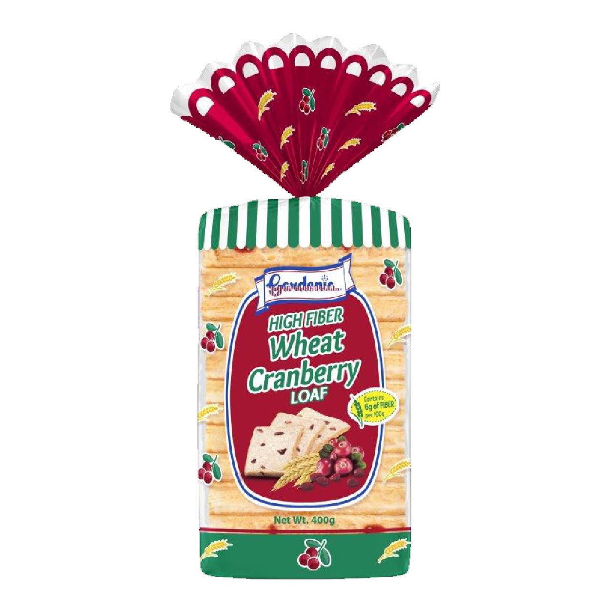 Gardenia High Fiber Wheat Cranberry Loaf 400g
