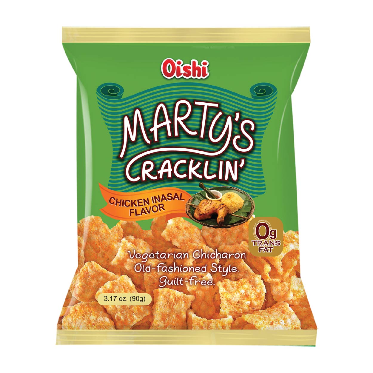Oishi Martys Cracklin' Chicken Inasal 90g