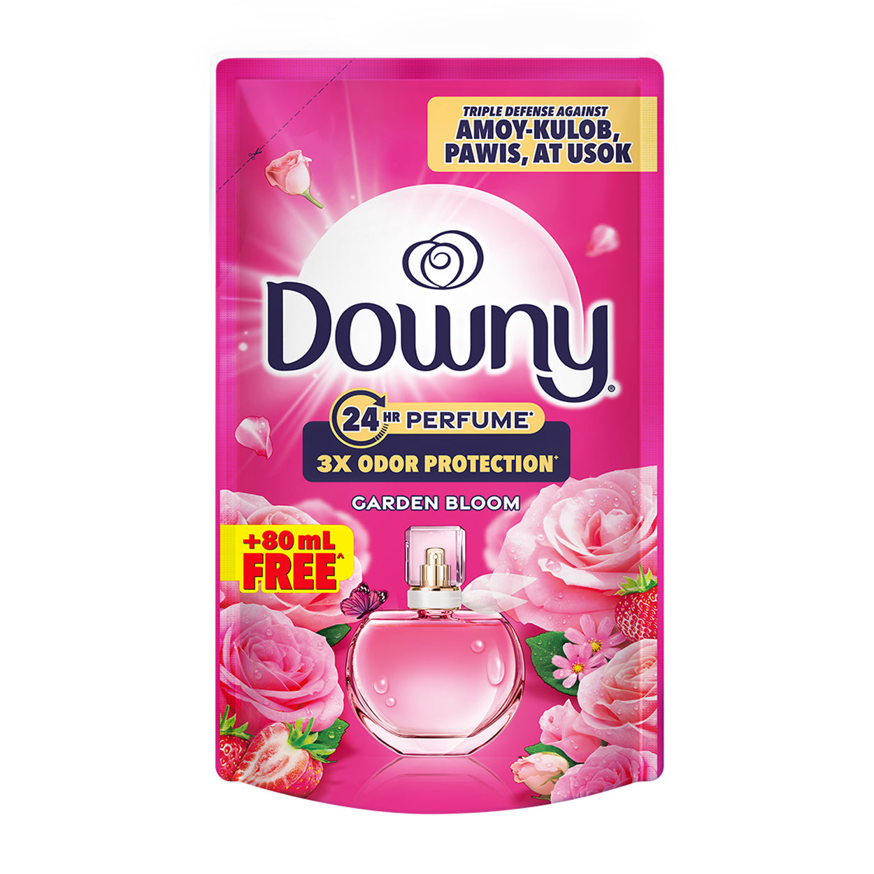 Downy Perfume FabricConditioner OdorProtectGardenBloomRefill750ml