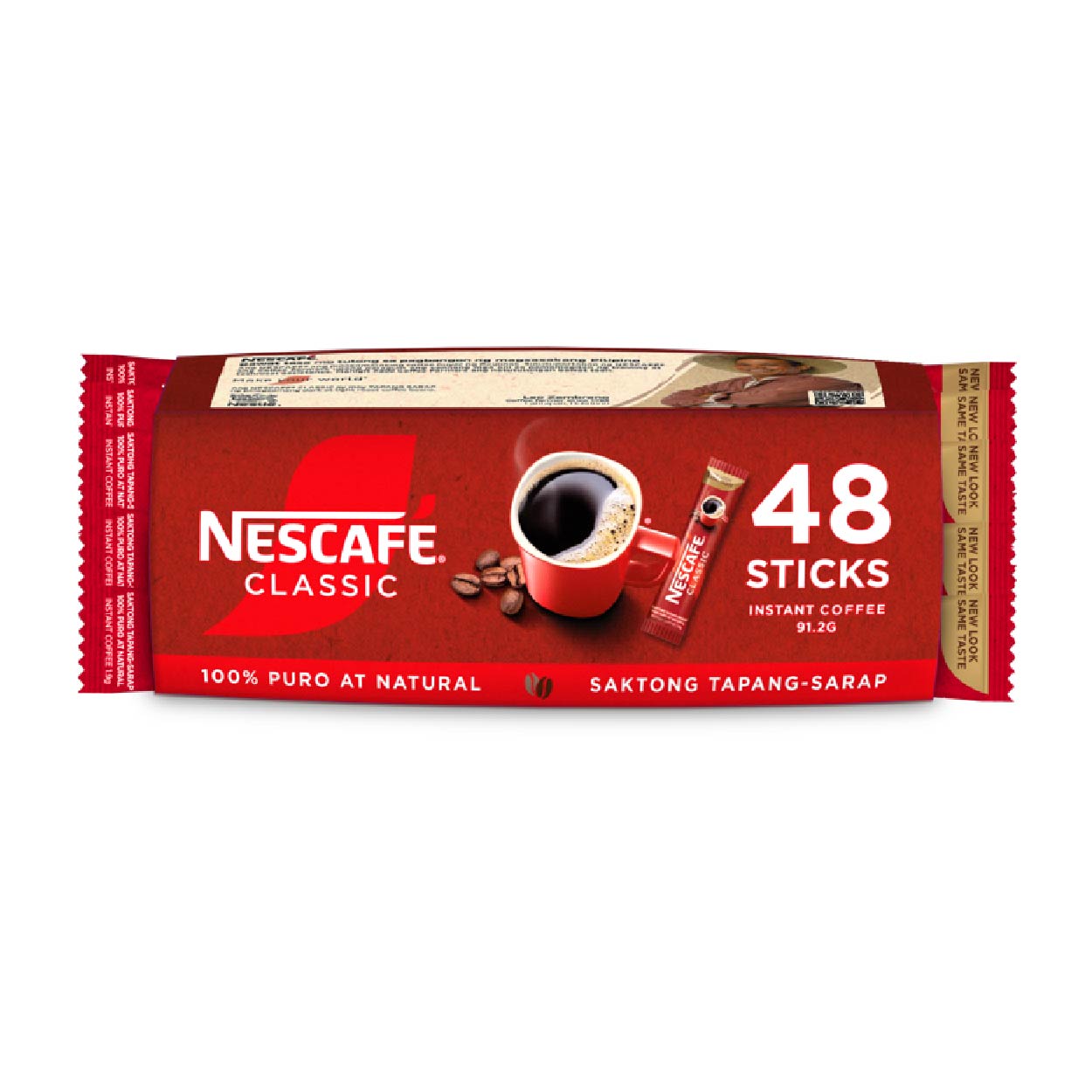 Nescafe Classic Instant Coffee Sticks 48x1.9g