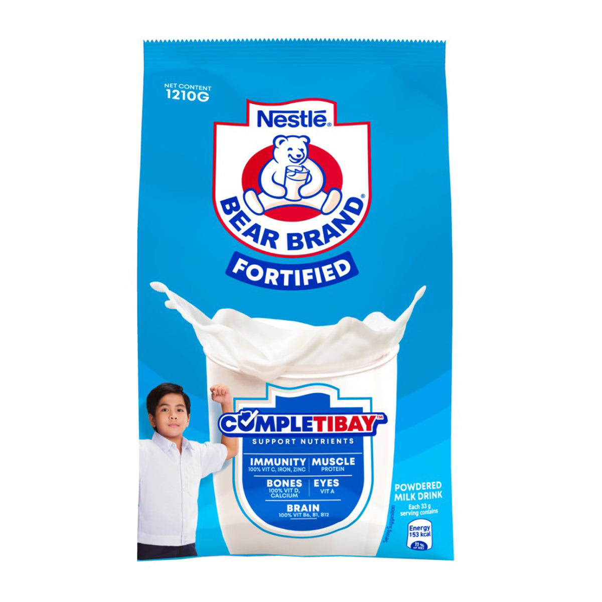 Bear Brand Fortified Powdered Milk Drink 1210g