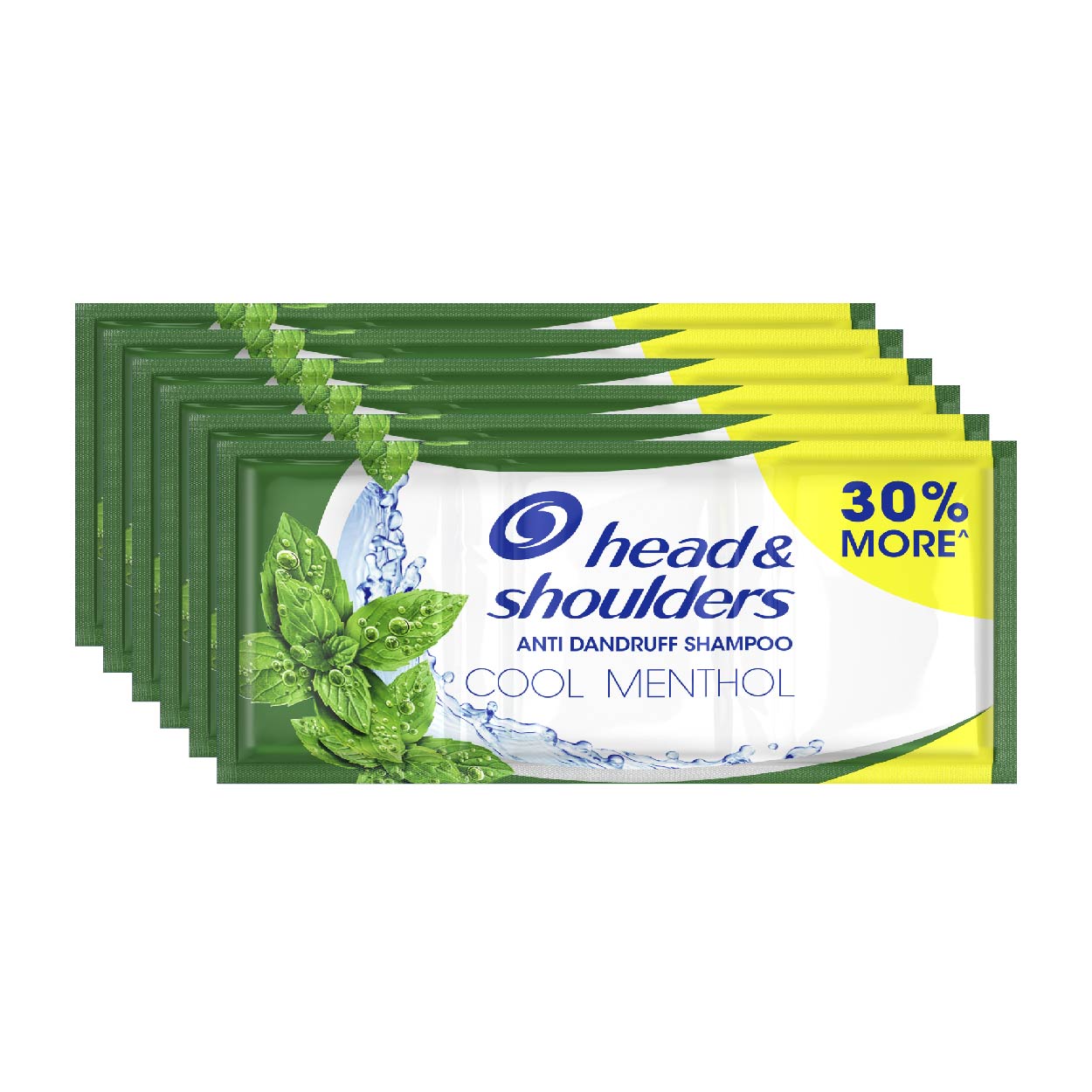 Head & Shoulders Anti Dandruff Shampoo Cool Menthol 6x12ml