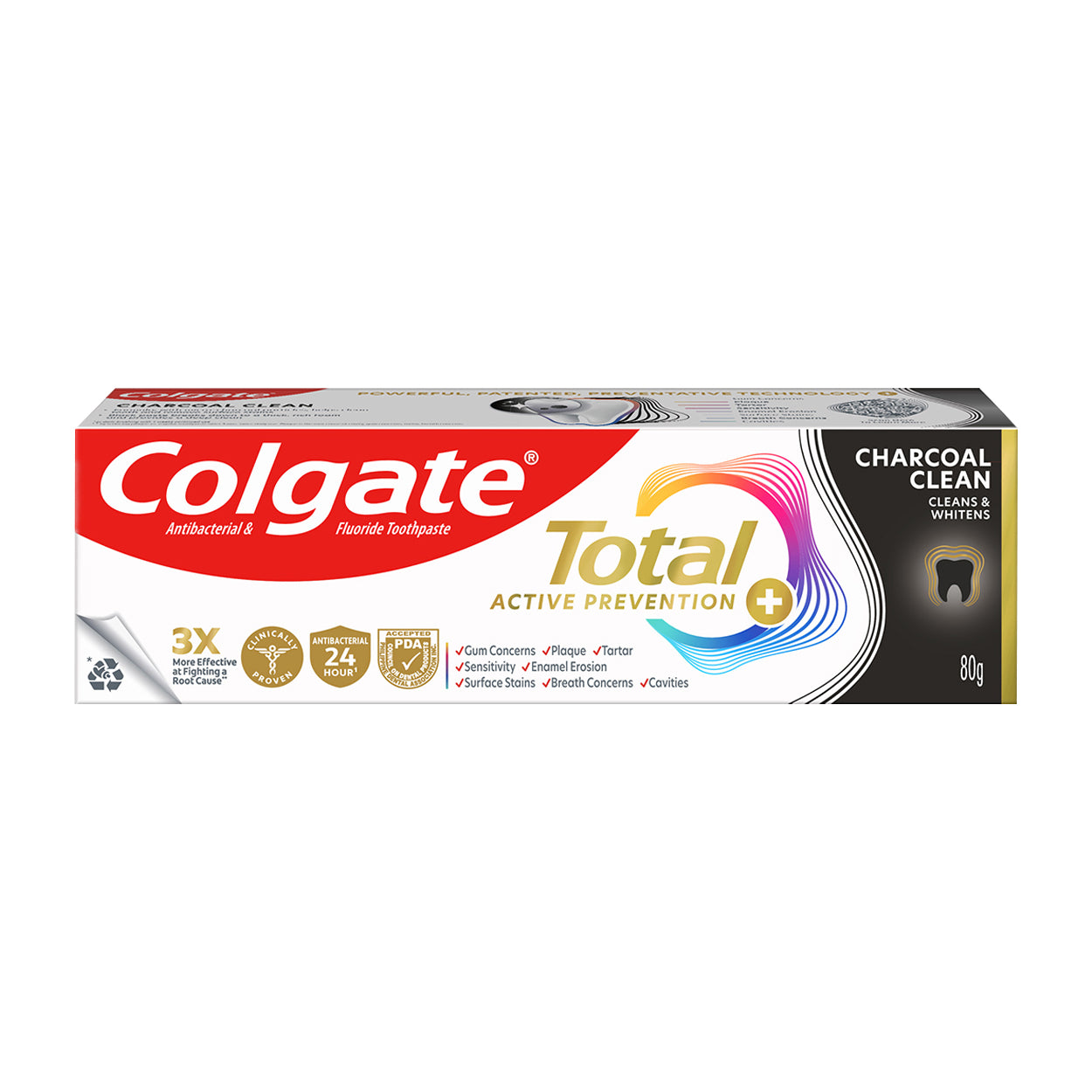 Colgate Toothpaste Total Charcoal Clean 80g