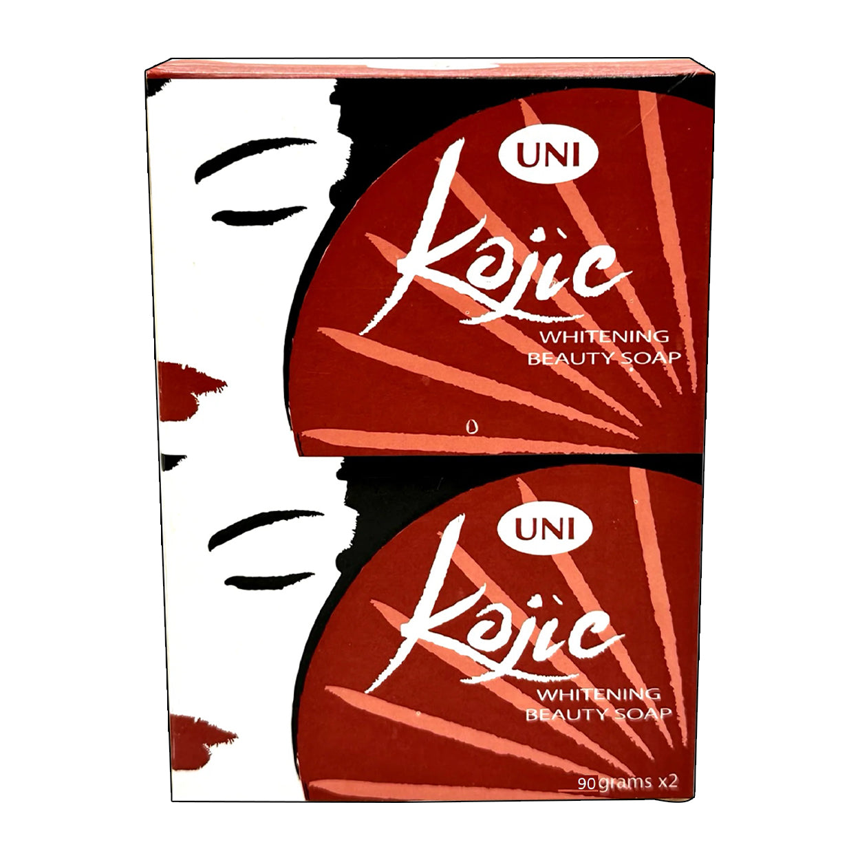 Uni Soap Kojic with Vitamin C 2x90g Twin Pack