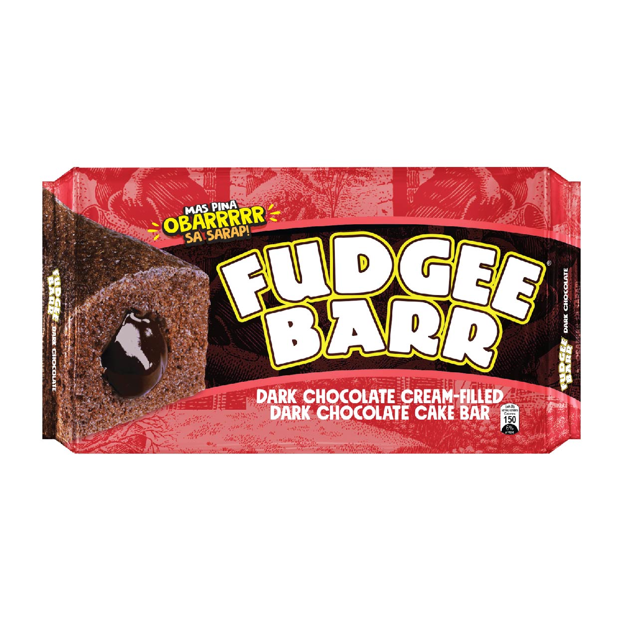 Fudgee Barr Dark Chocolate Cream-Filled Cake Bar 10x38g