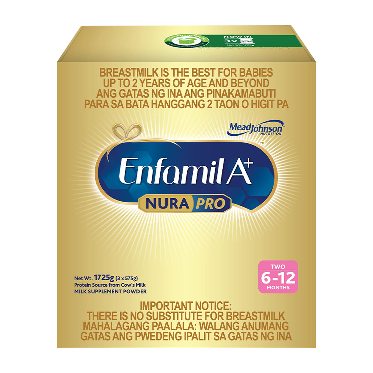 Enfamil A+ NuraPro Two Milk Powder 6-12 months 1.725kg