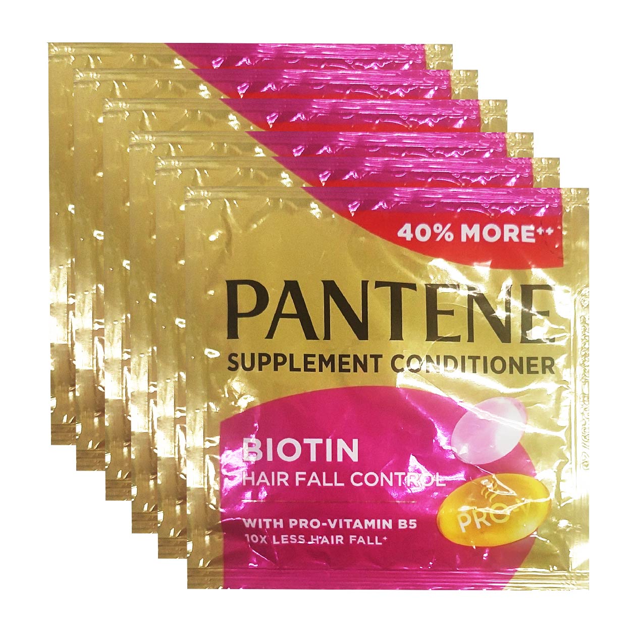 Pantene Supplement Conditioner Biotin Hair Fall Control 6x13ml