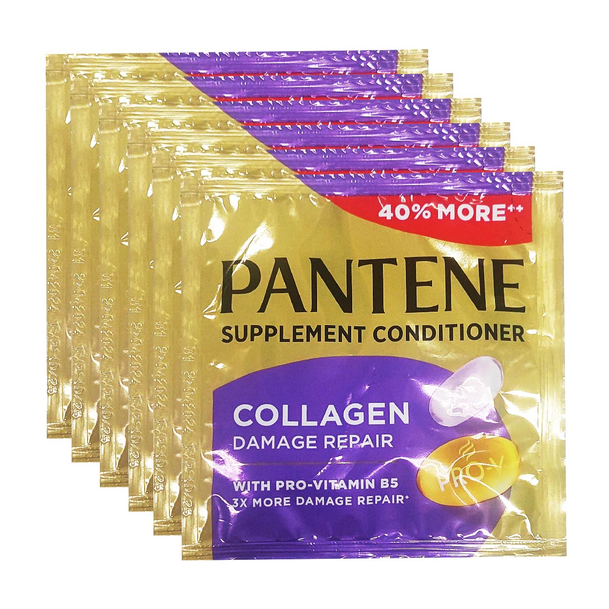 Pantene Supplement Conditioner Collagen Damage Repair 6x13ml