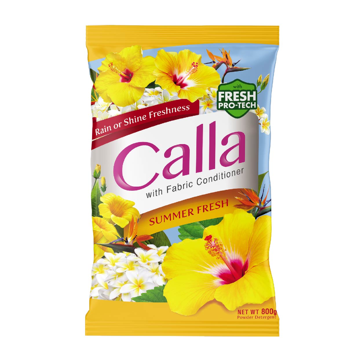 Calla Detergent Powder with Fabric Conditioner Summer Fresh 800g