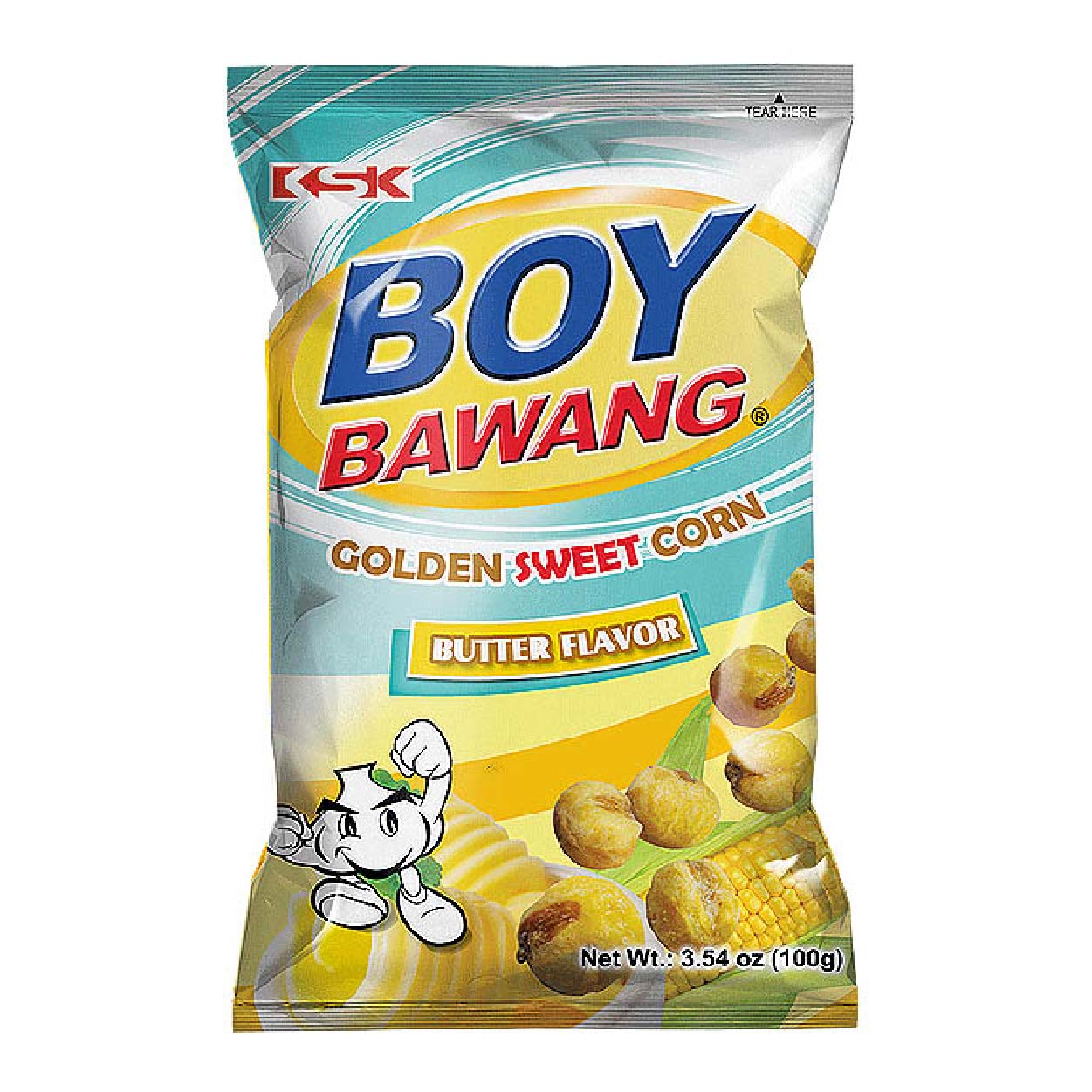 Boy Bawang Cornick Golden Sweet Corn Butter 100g