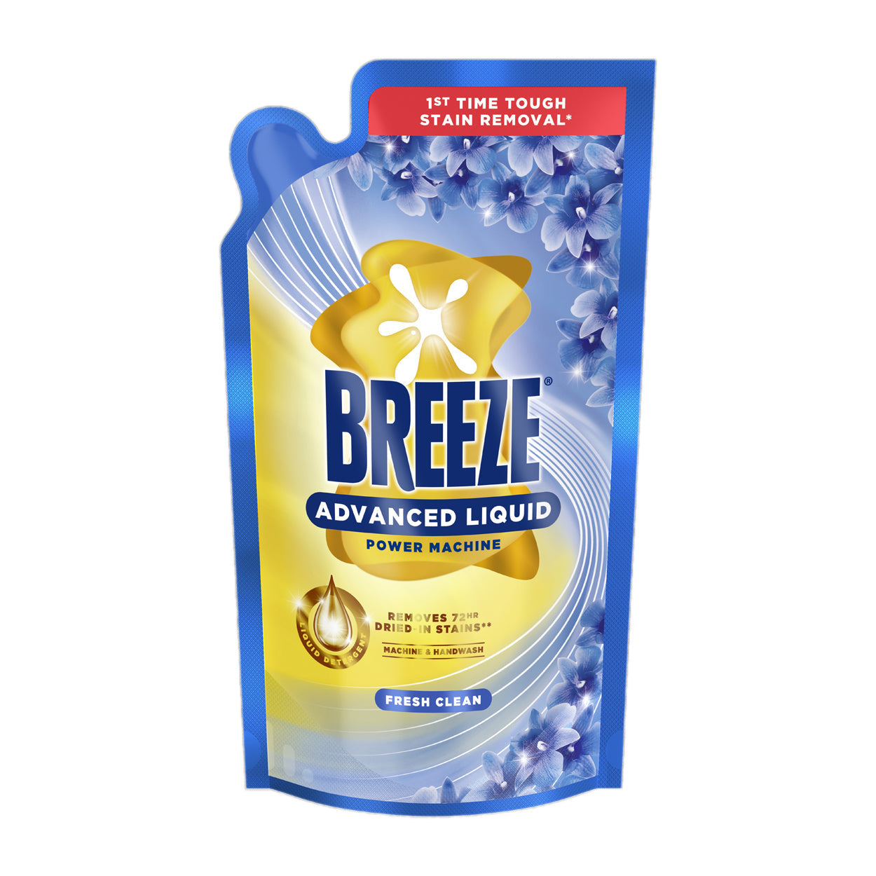 Breeze Advanced Liquid Det PowerMachine FreshCleanRefill 670/750g