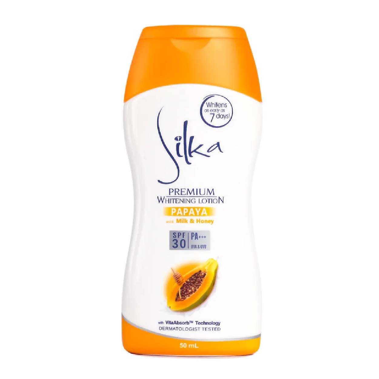 Silka Premium Whitening Lotion Papaya SPF30 50ml