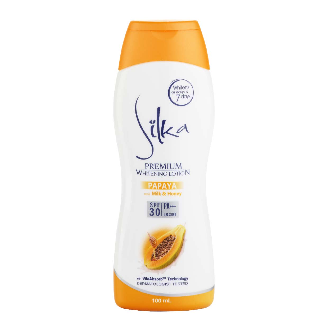 Silka Premium Whitening Lotion Papaya SPF30 100ml