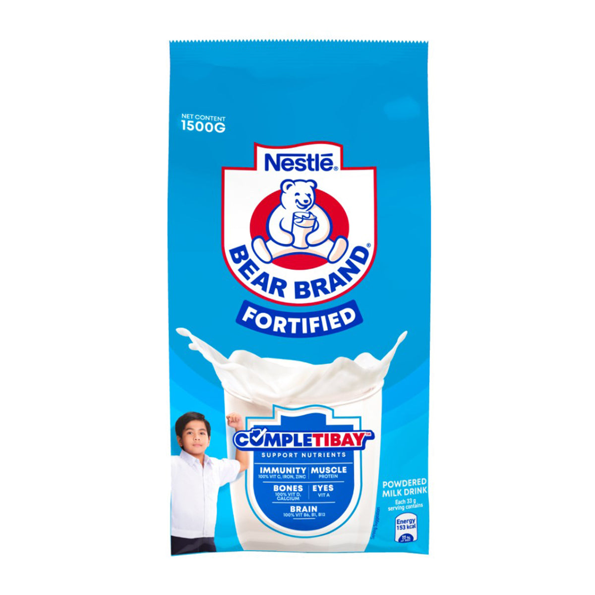 Bear Brand Fortified Powdered Milk Drink 1500g