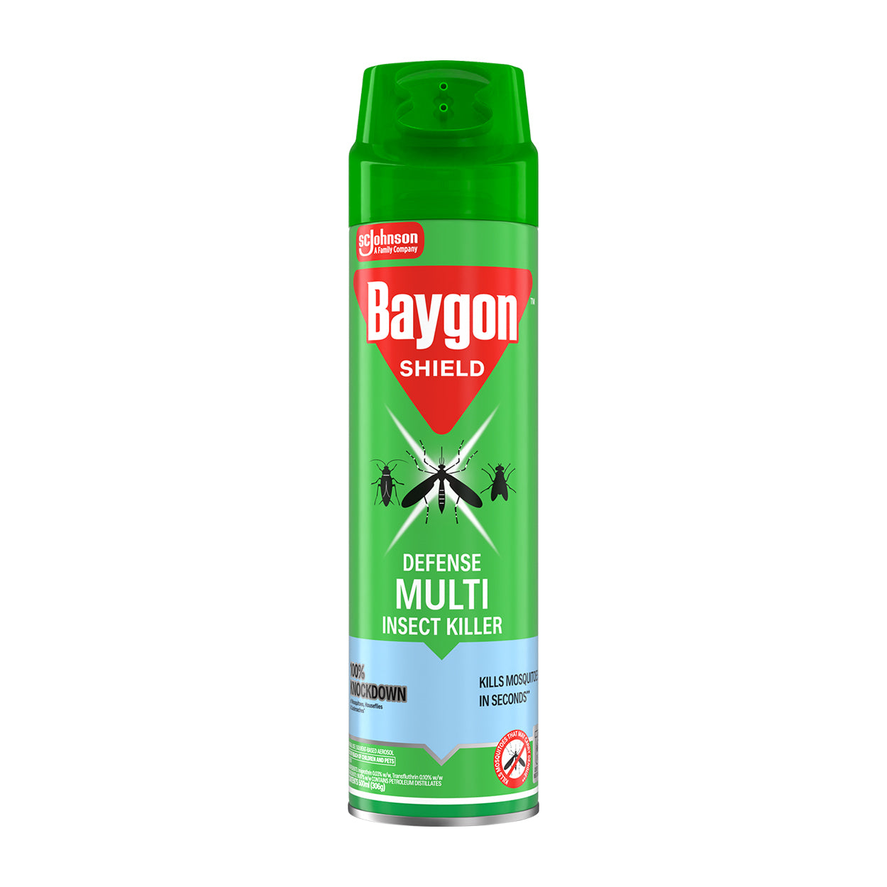 Baygon Shield Defense Multi Insect Killer Aerosol 500ml